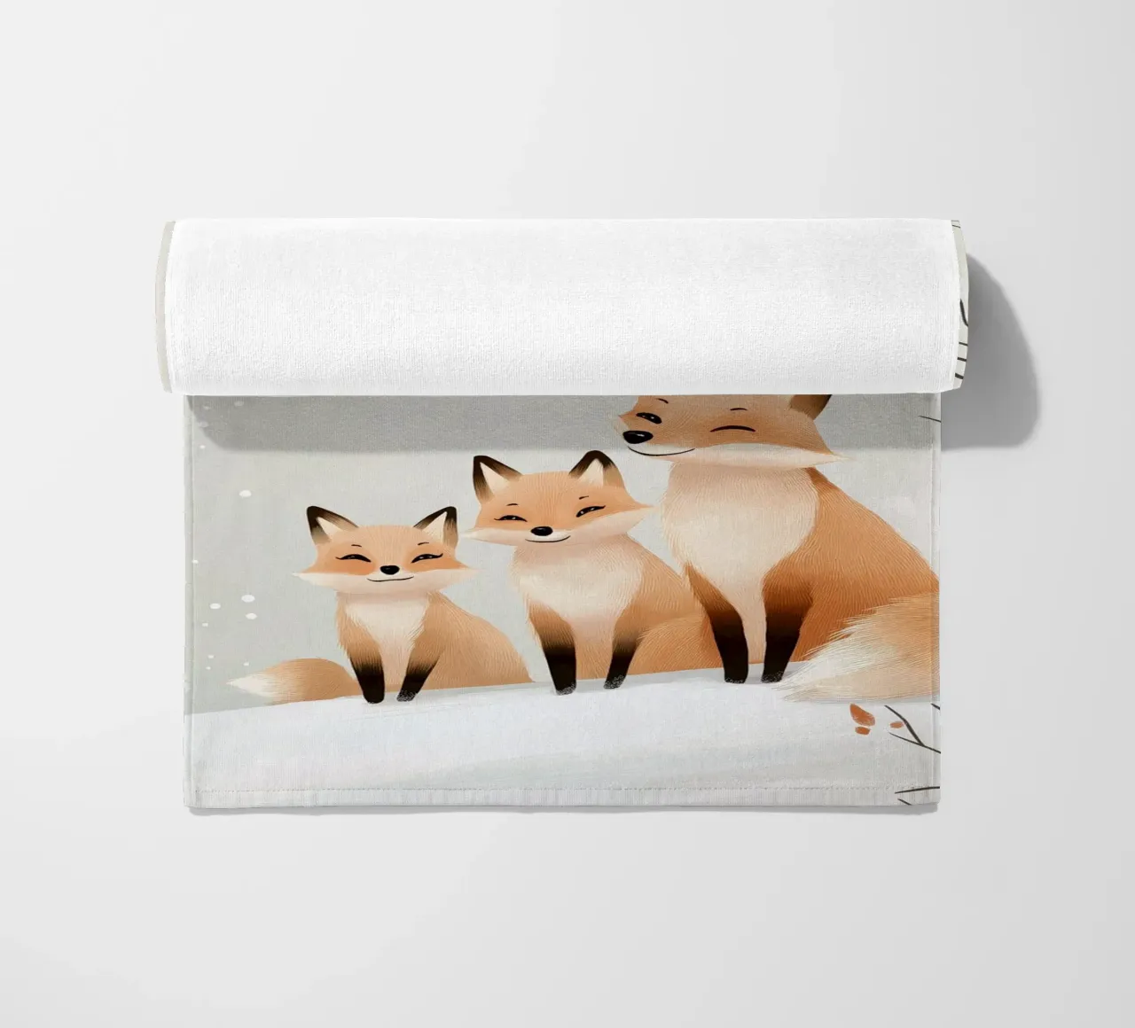 Winter Fox Cuddle telo mare da SternchenStudio