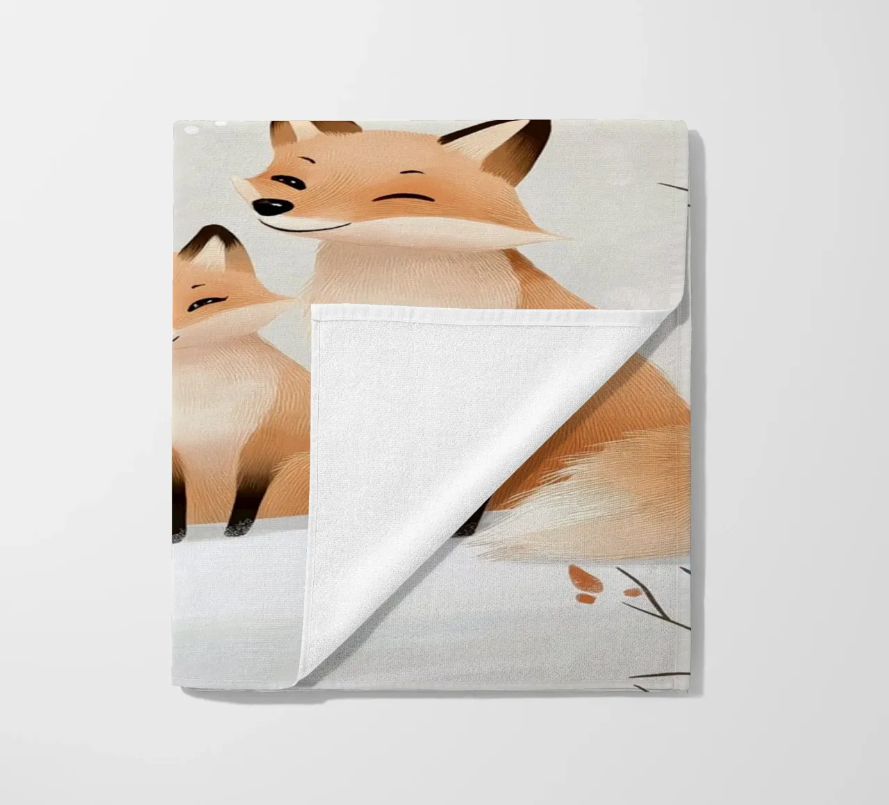 Winter Fox Cuddle telo mare da SternchenStudio