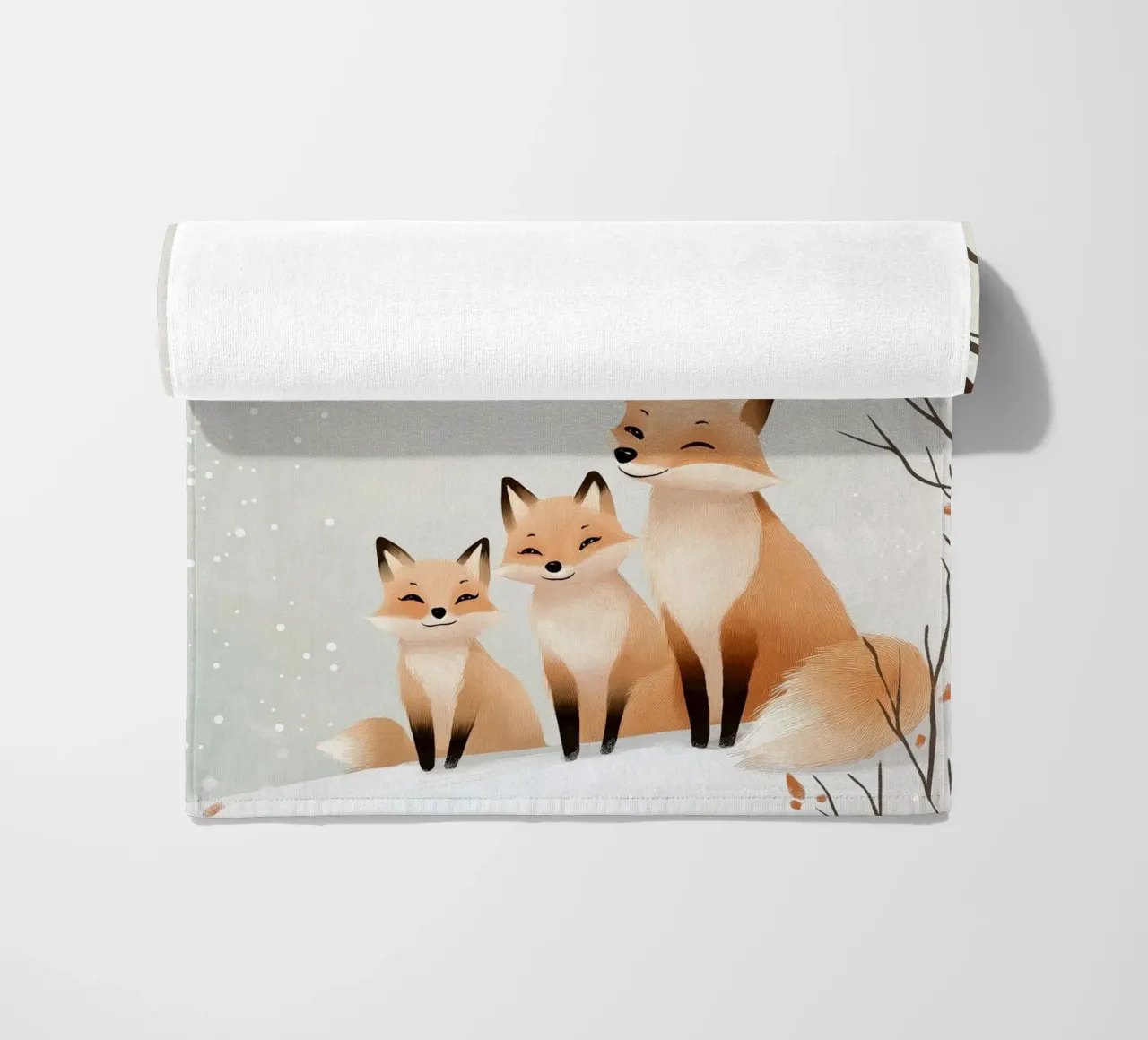 Winter Fox Cuddle telo mare da SternchenStudio