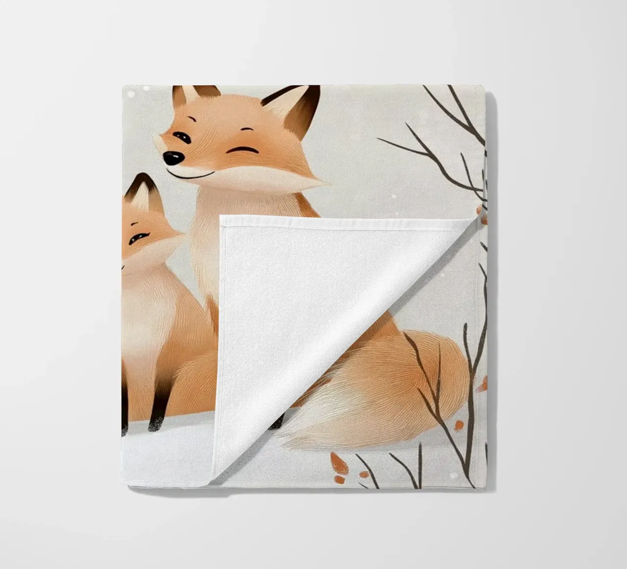 Winter Fox Cuddle telo mare da SternchenStudio