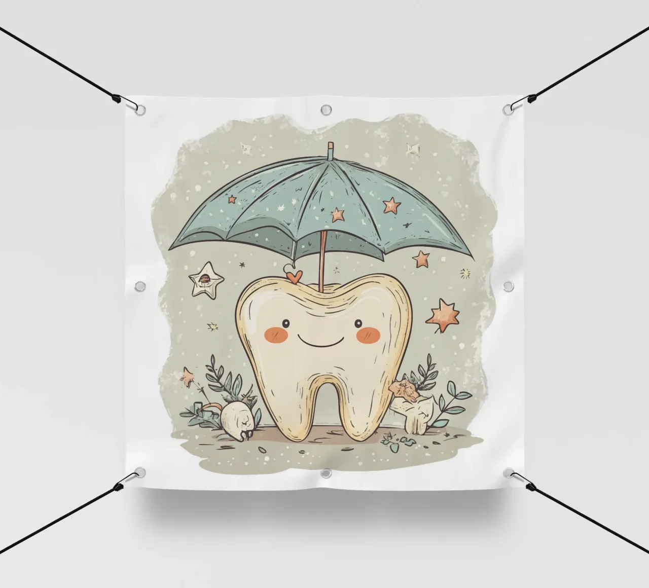 Happy tooth telo in pvc da Synthaira