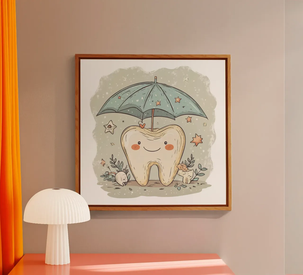 Happy tooth plexiglass da Dental art