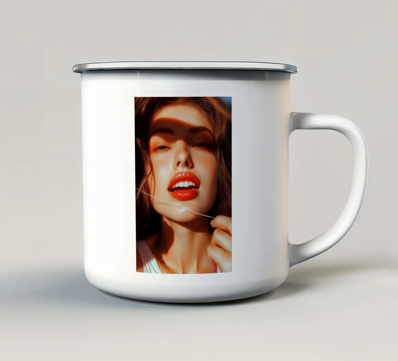 I love flossing tazza in smalto da Synthaira