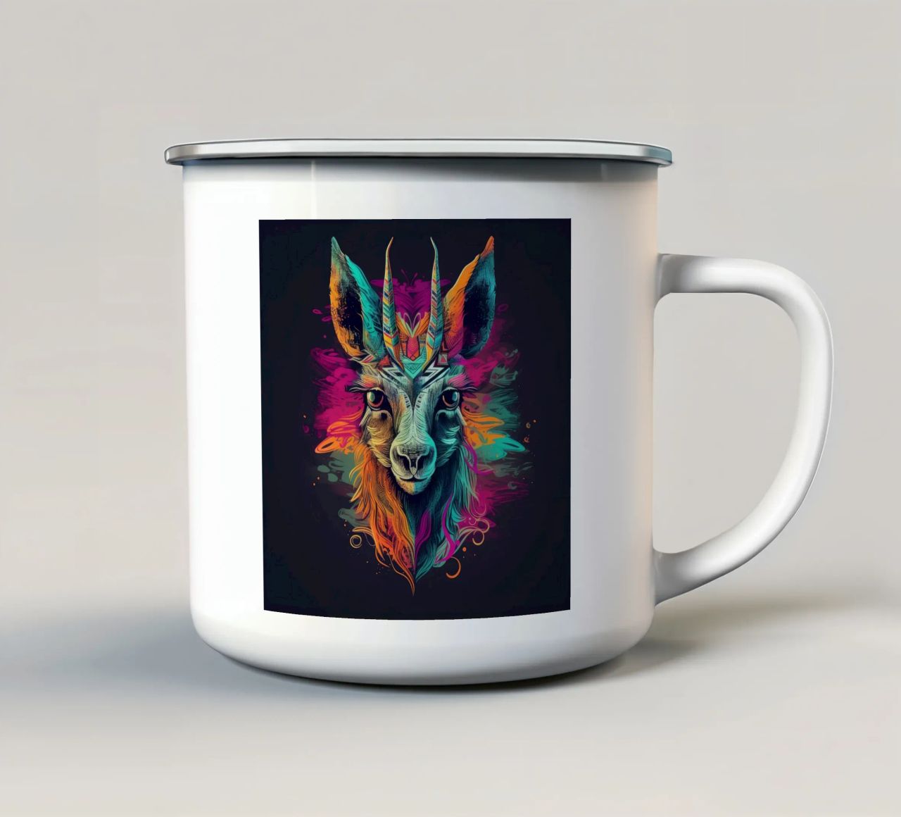 Fiamma Tatoo tazza in smalto da Animal Portraits