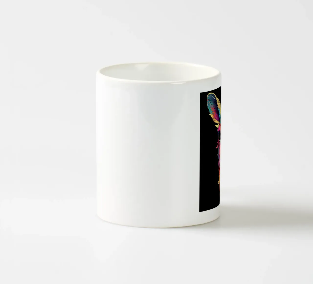 Tatoo Flame ceramic mug by Animal Portraits