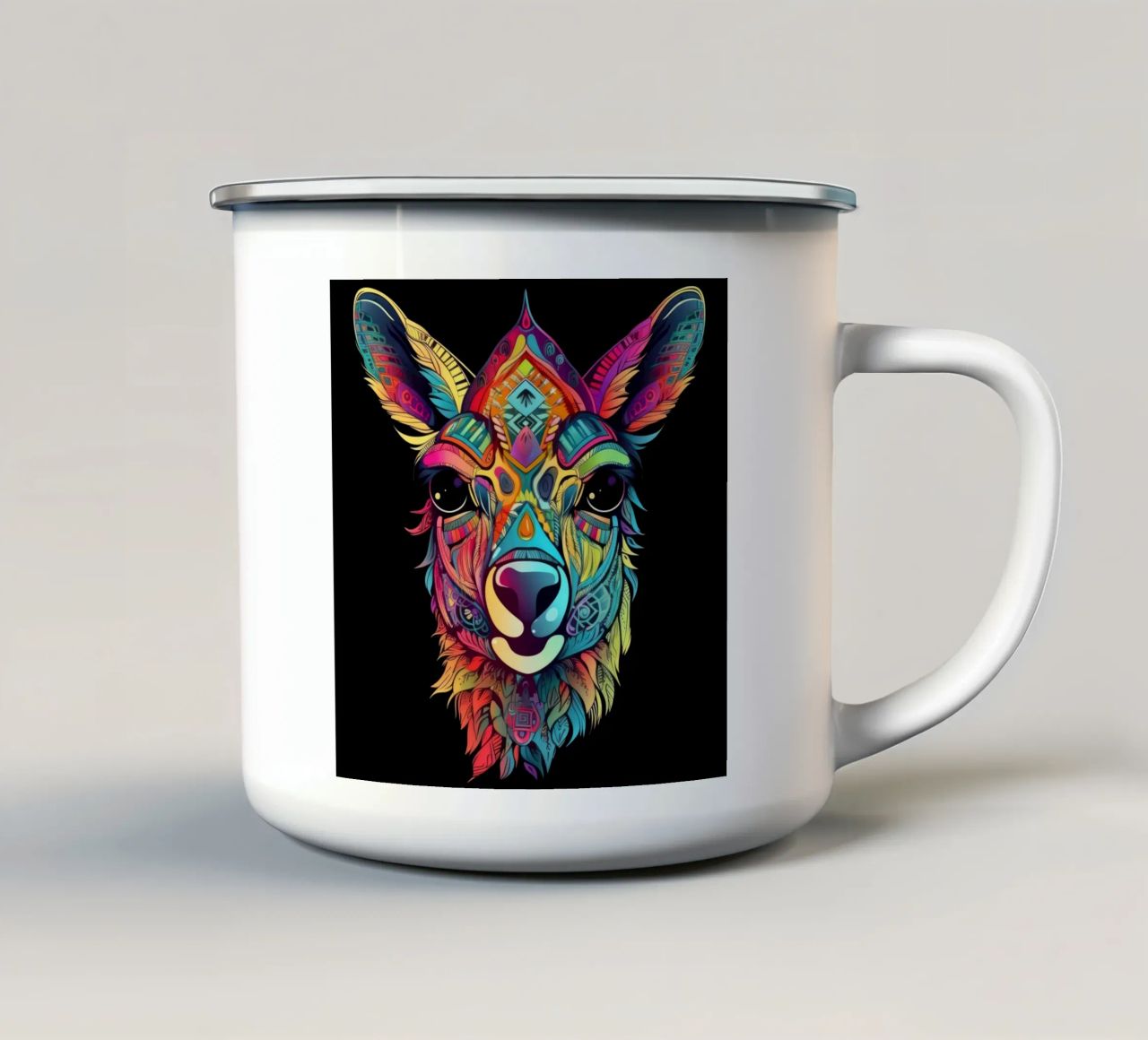 Fiamma Tatoo tazza in smalto da Animal Portraits