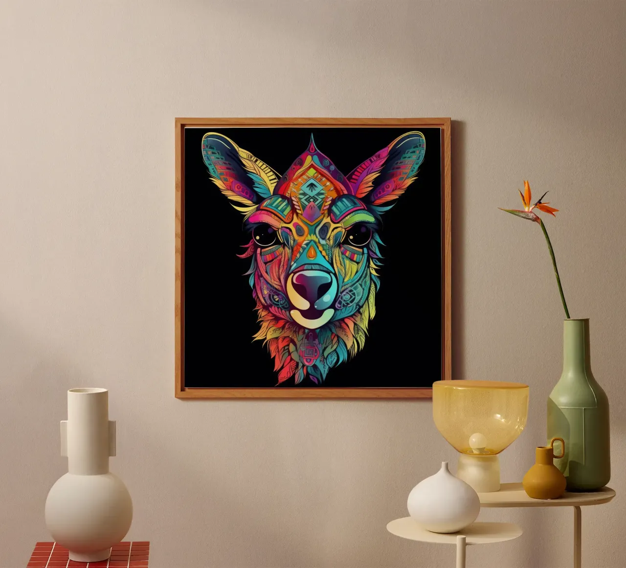 Fiamma Tatoo alluminio dibond da Animal Portraits