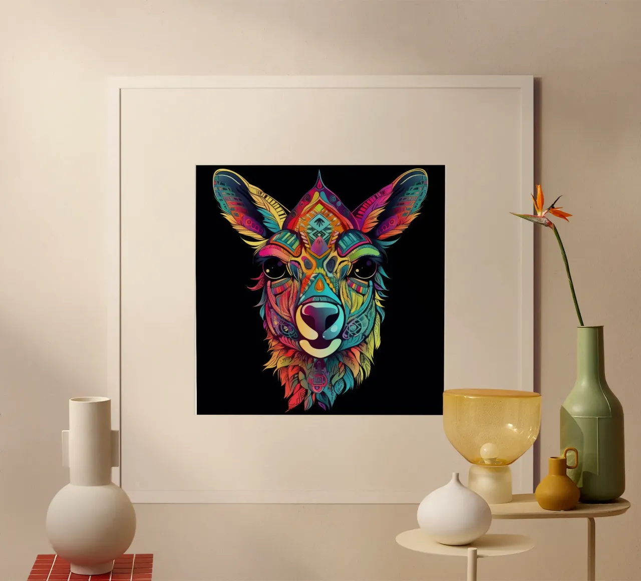 Tatoo Flamme Poster von Animal Portraits