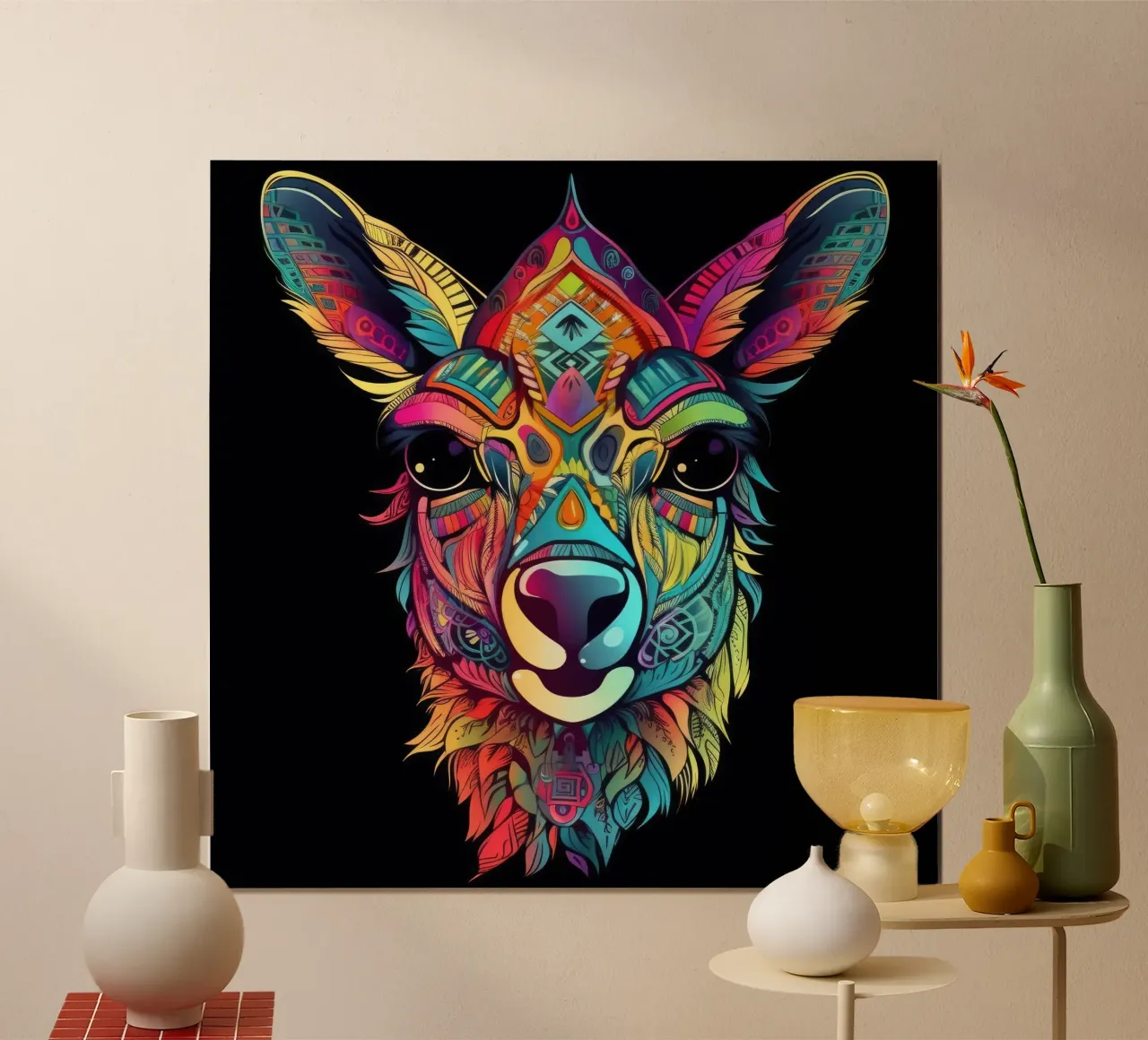 Tatoo Flamme Poster von Animal Portraits