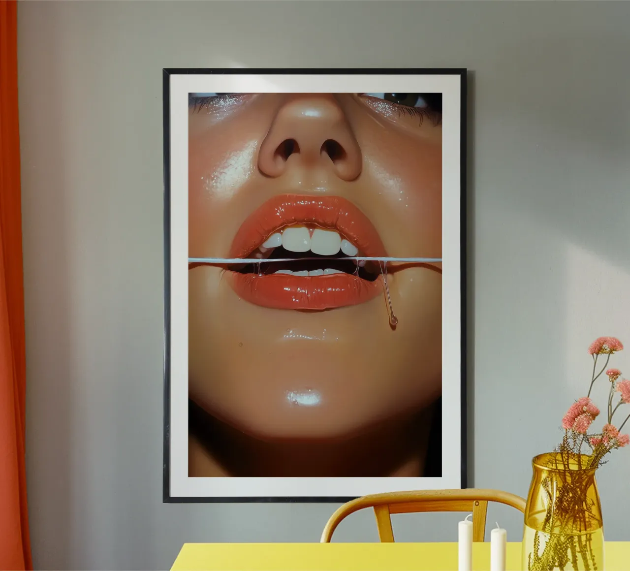 I love flossing carta hahnemühle da Synthaira