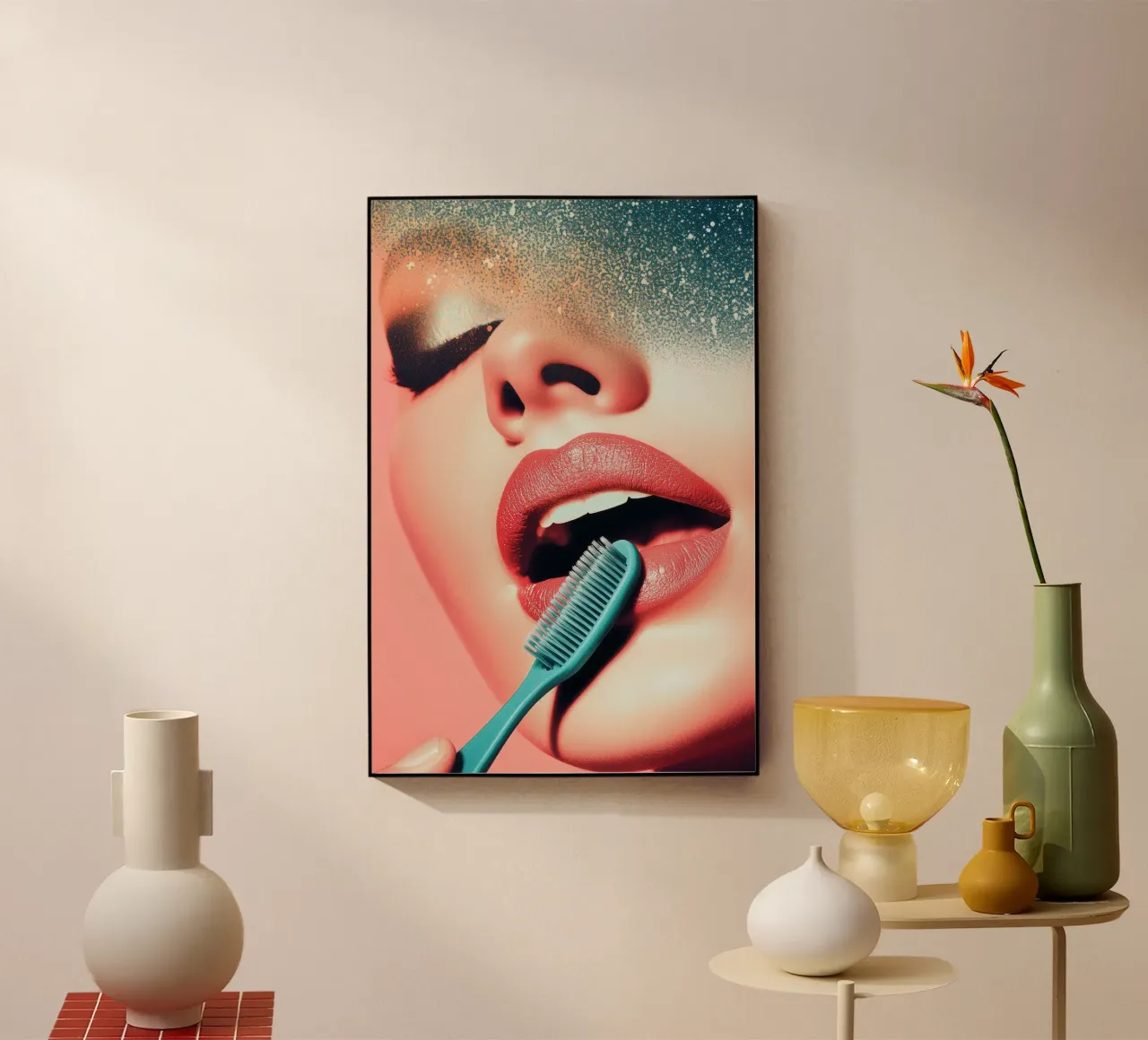 The toothbrush plexiglass da Synthaira