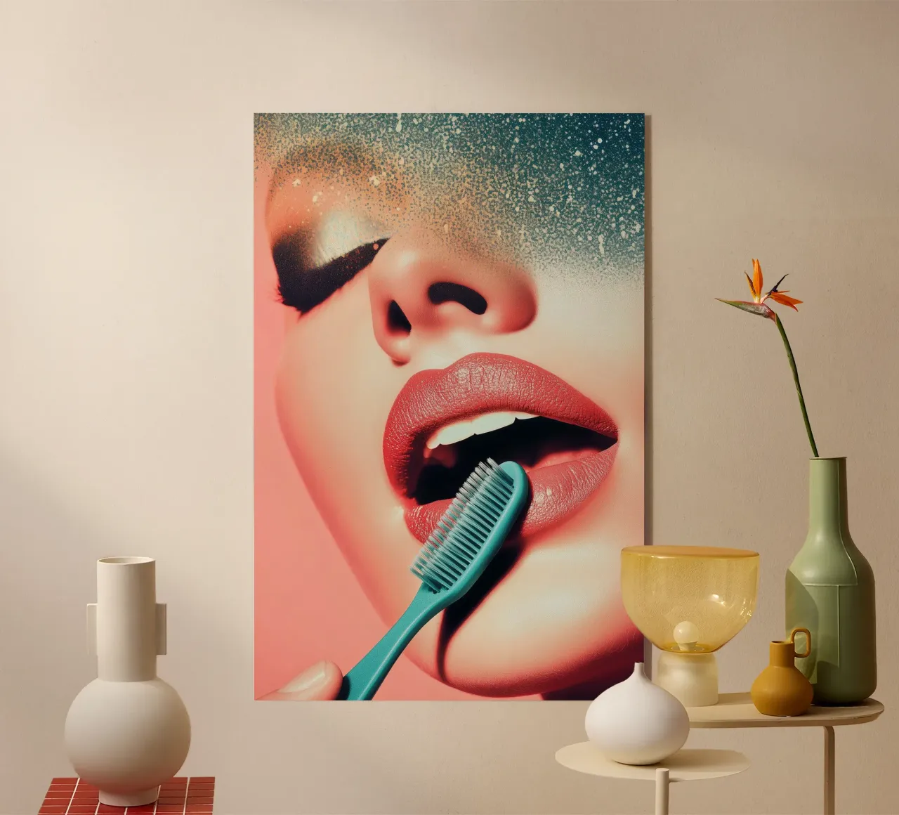 The toothbrush plexiglass da Synthaira
