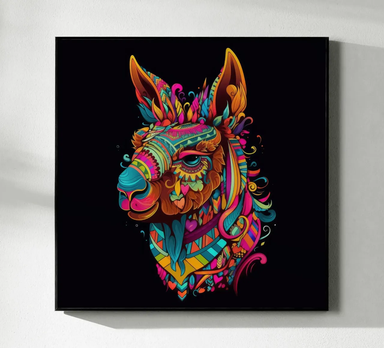 Tatoo Llama metacrilato de Animal Portraits