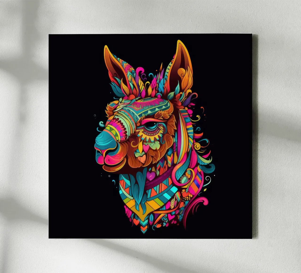 Tatoo Flame canvas by Animal Portraits