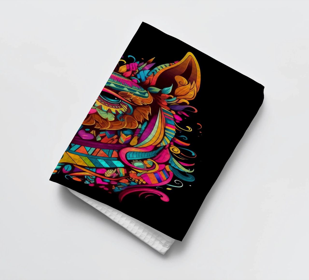 Tatoo Flame torchon de Animal Portraits