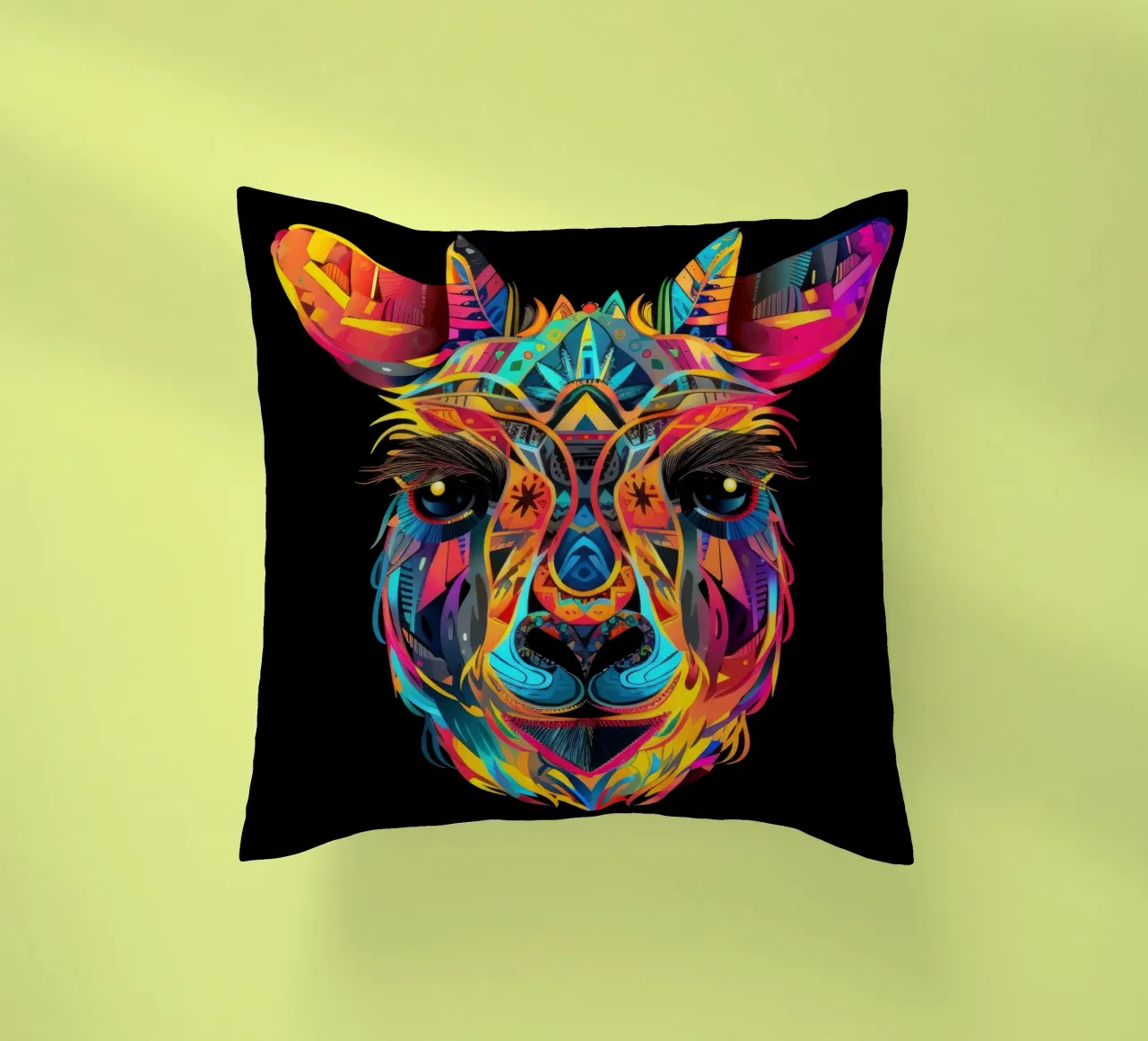 Tatoo Llama cojín de Animal Portraits