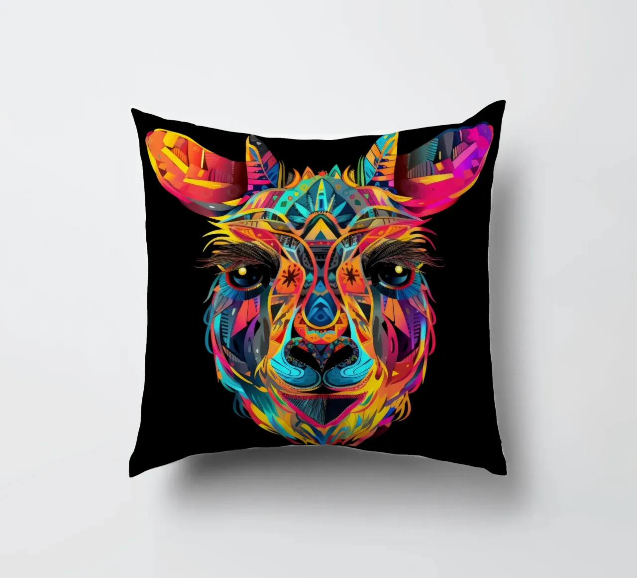 Tatoo Flamme Kissen von Animal Portraits