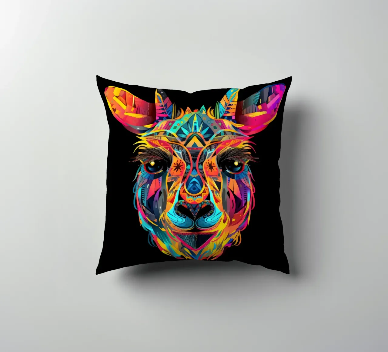 Tatoo Flamme Kissen von Animal Portraits