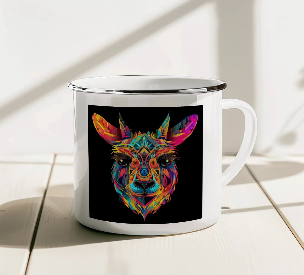 Fiamma Tatoo tazza in smalto da Animal Portraits