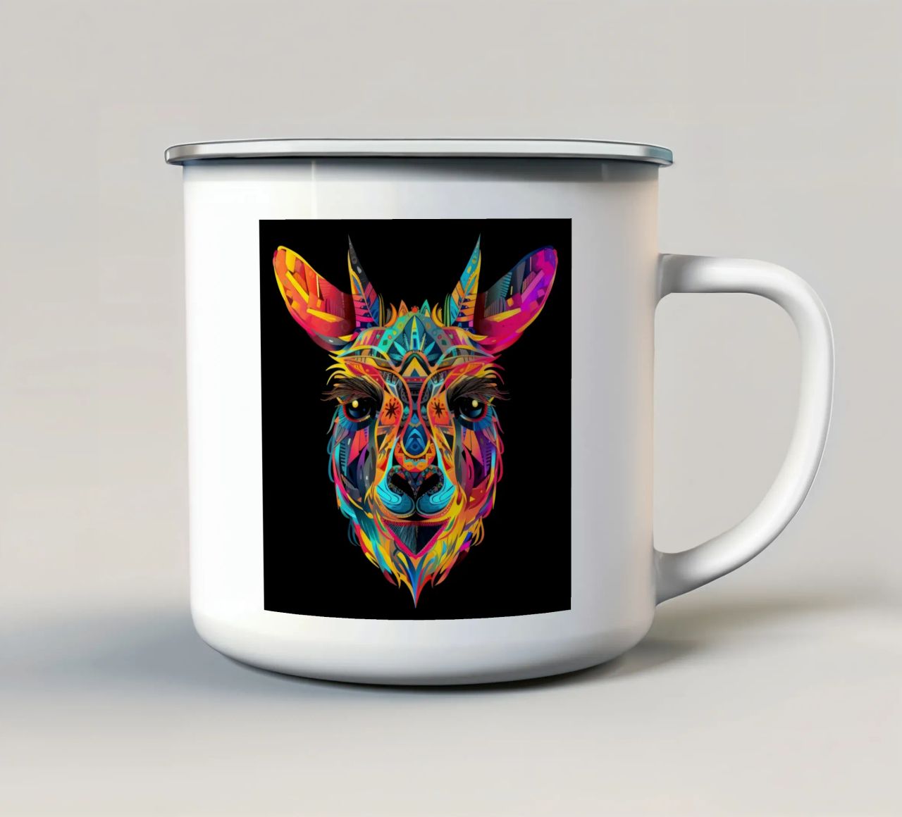 Fiamma Tatoo tazza in smalto da Animal Portraits