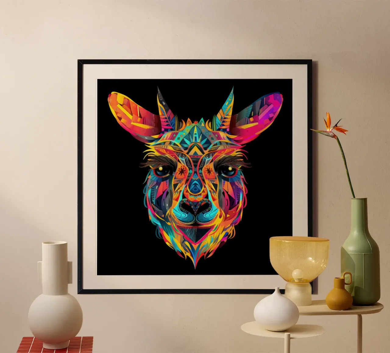 Tatoo Llama hahnemühle de Animal Portraits