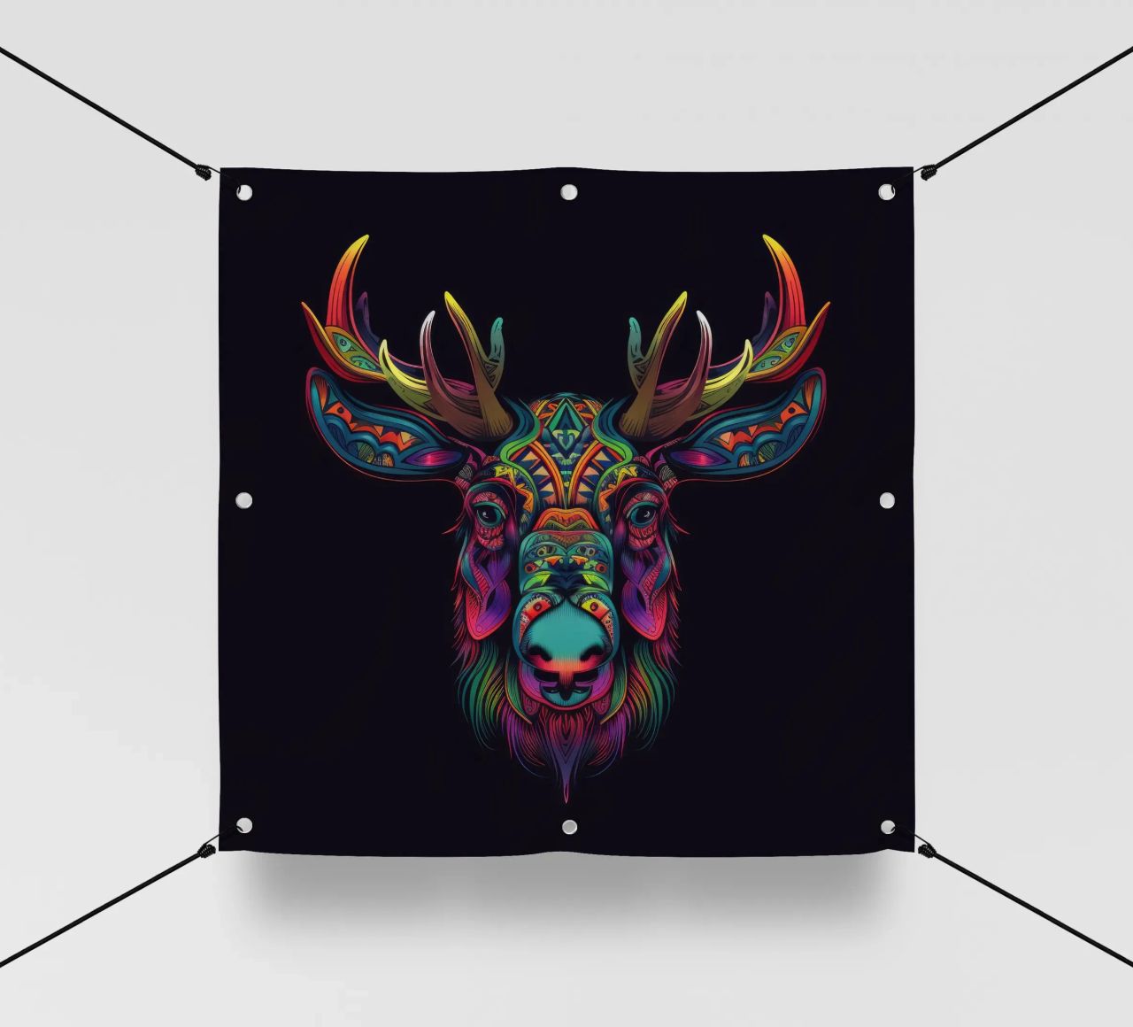 Alce Tatoo telo in pvc da Animal Portraits