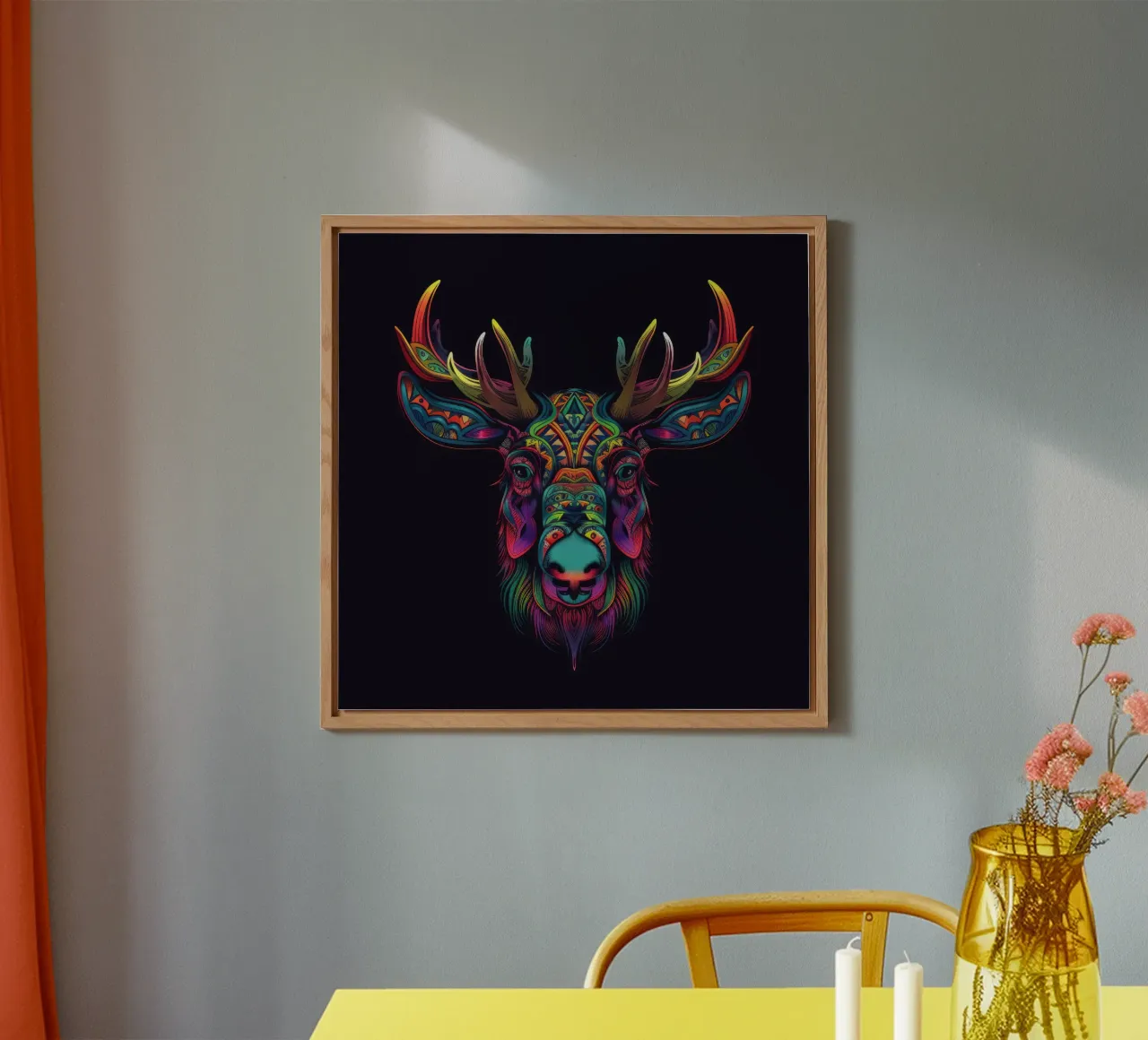 Alce Tatoo pannello forex da Animal Portraits