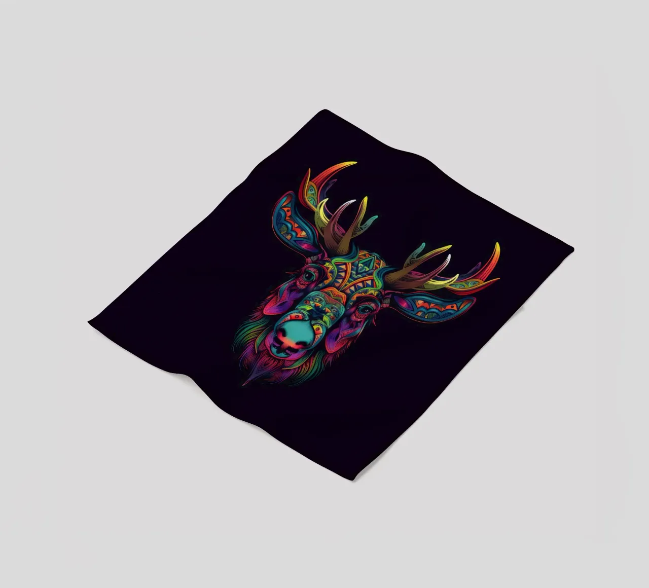Alce Tatoo coperta in pile da Animal Portraits