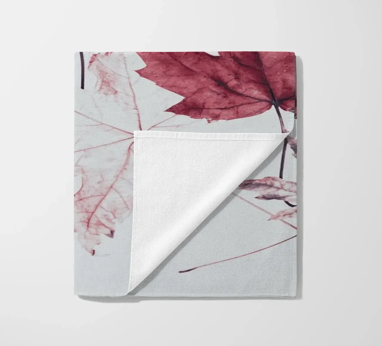 Foglie di acero rosso telo mare da Teresa André