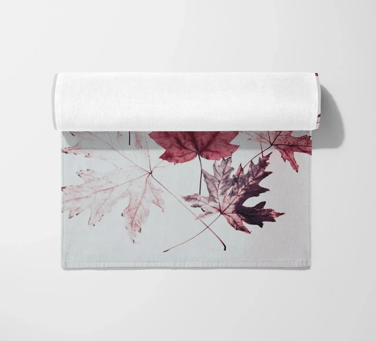 Foglie di acero rosso telo mare da Teresa André