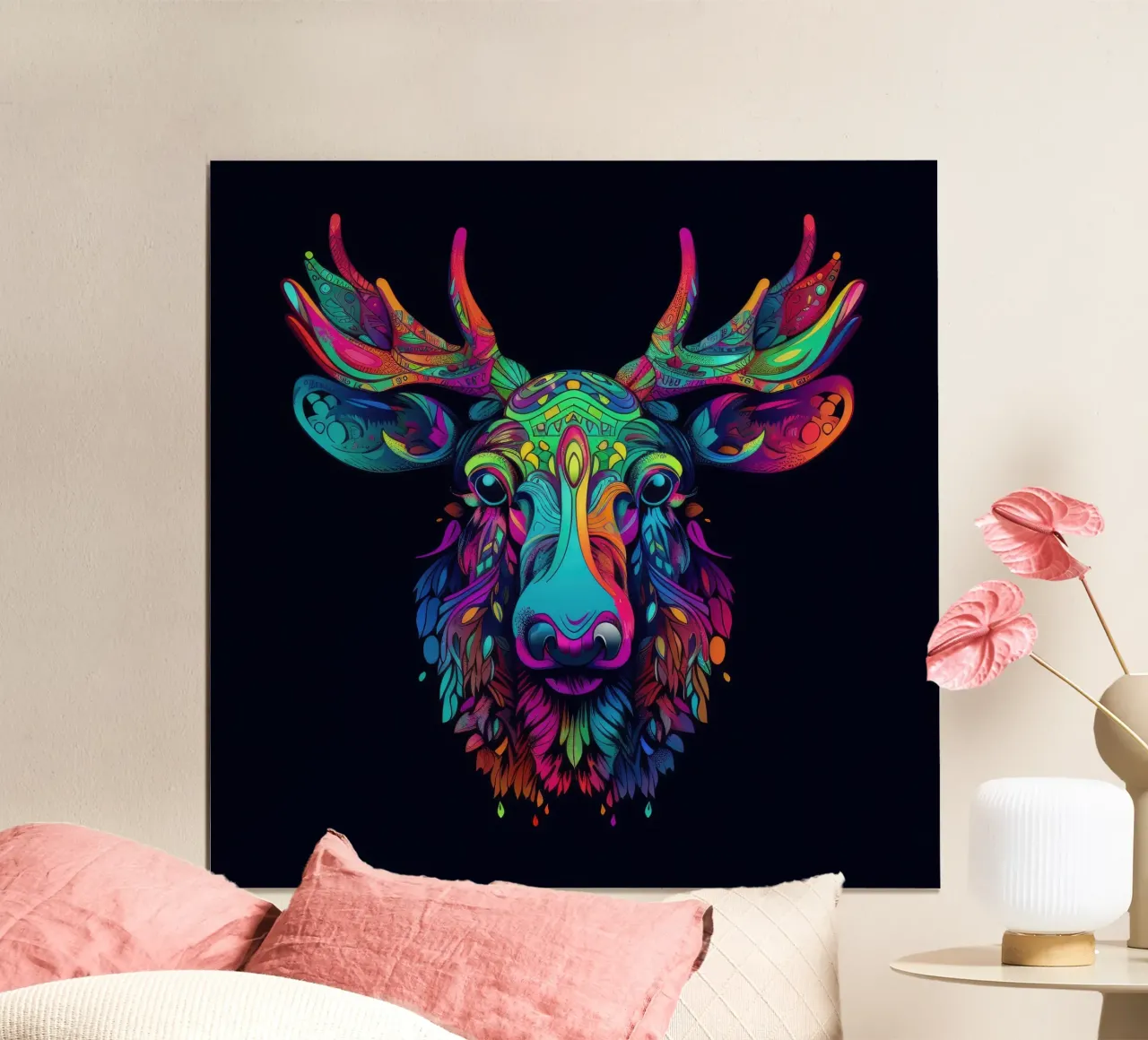 Tatoo Moose poster de Animal Portraits