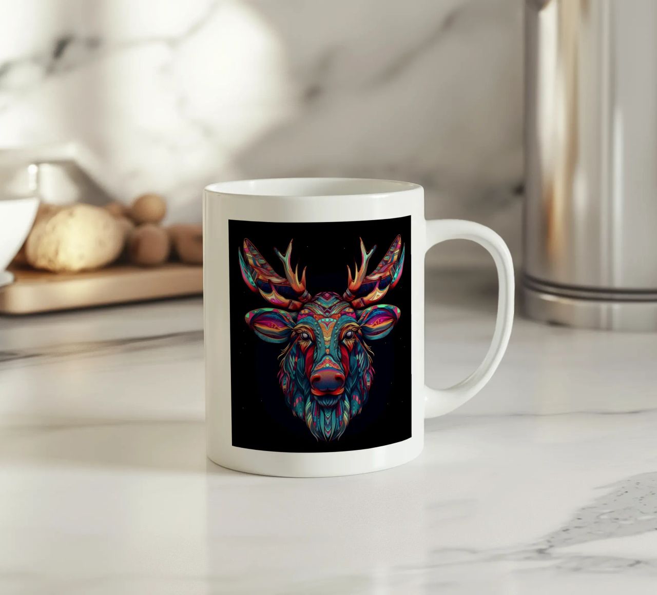 Alce Tatoo tazza in ceramica da Animal Portraits
