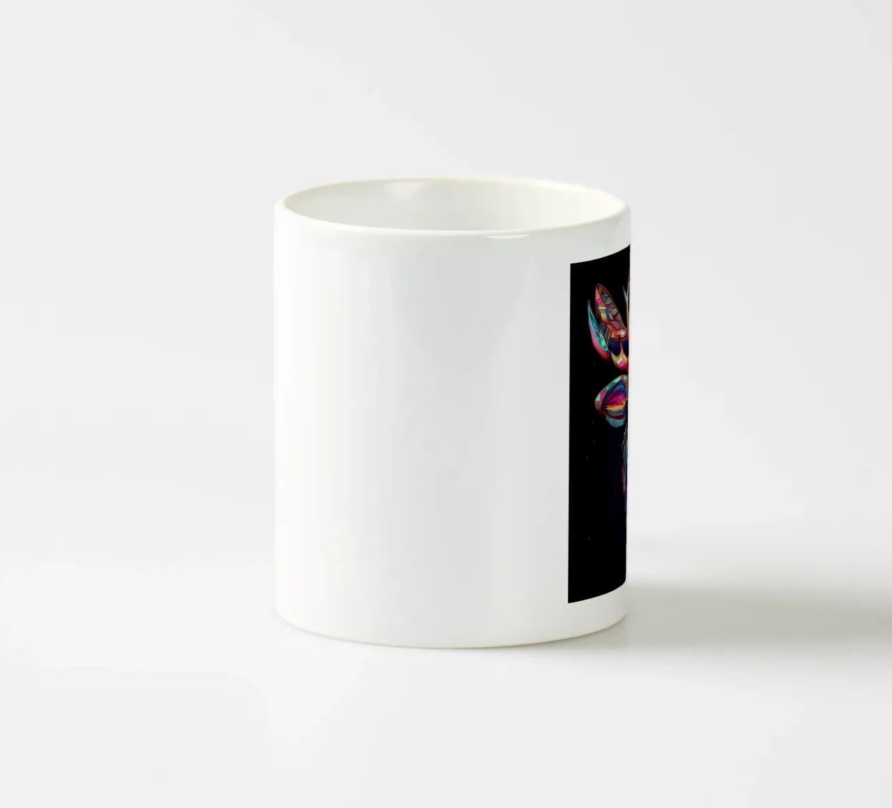 Tatoo Moose ceramic mug by Animal Portraits