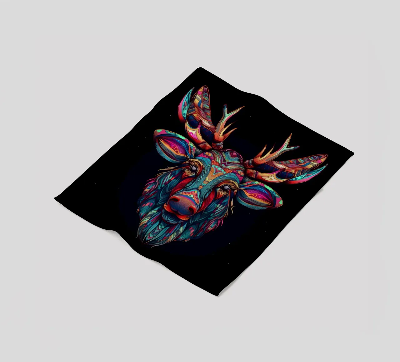 Alce Tatoo coperta in pile da Animal Portraits