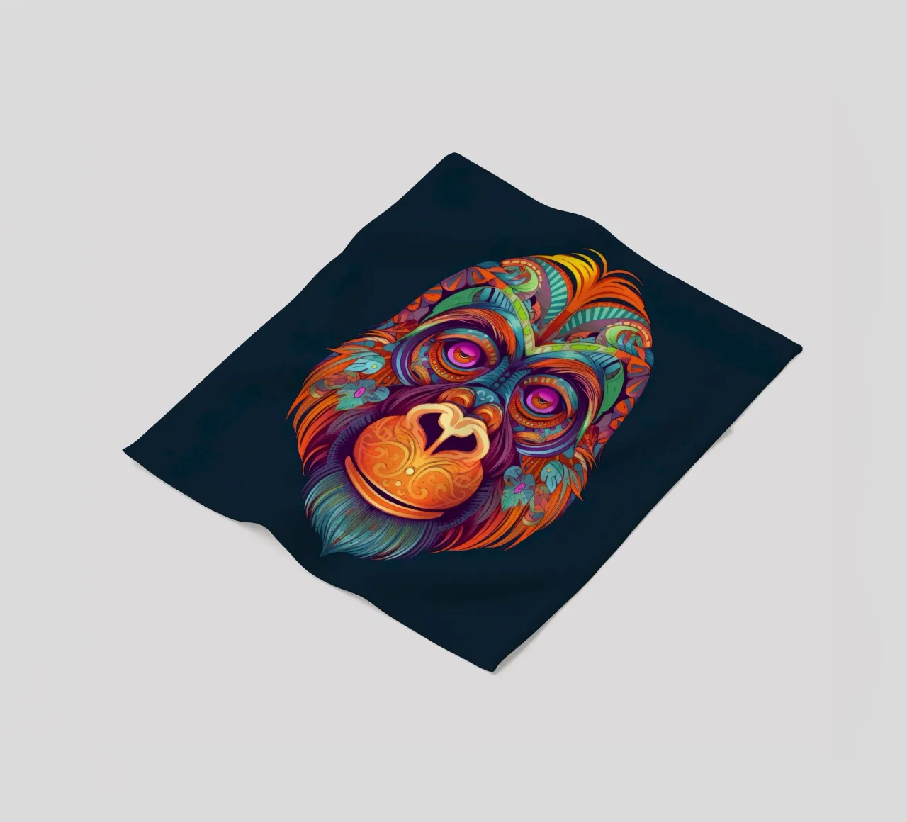 Orangutan Tatoo coperta in pile da Animal Portraits