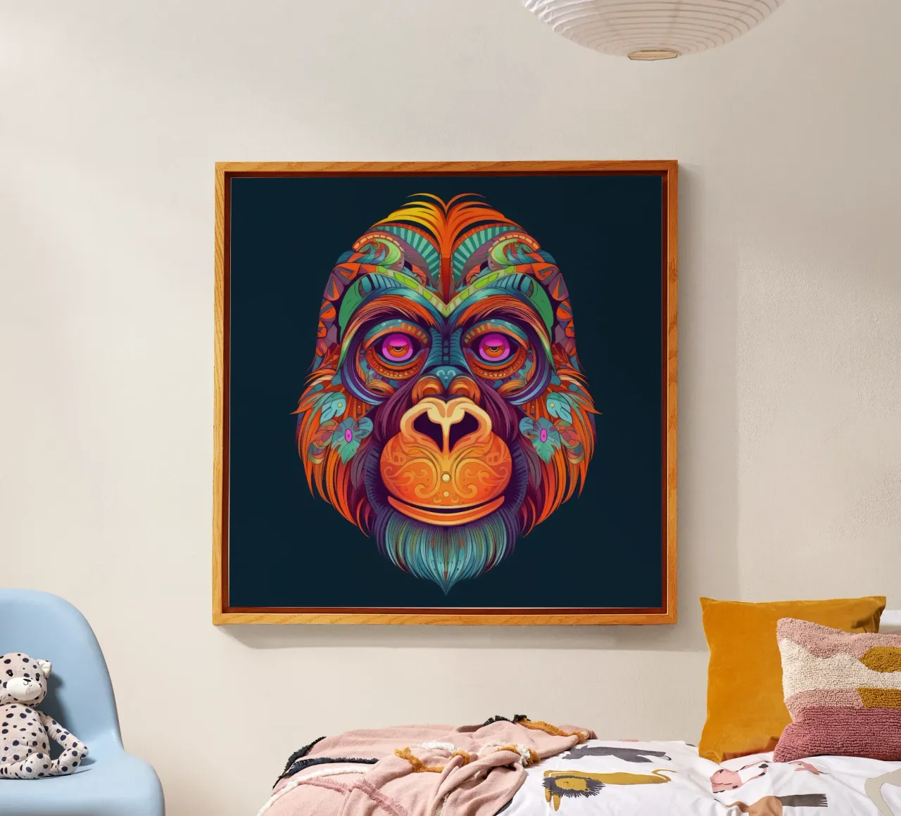 Orangutan Tatoo plexiglass da Animal Portraits