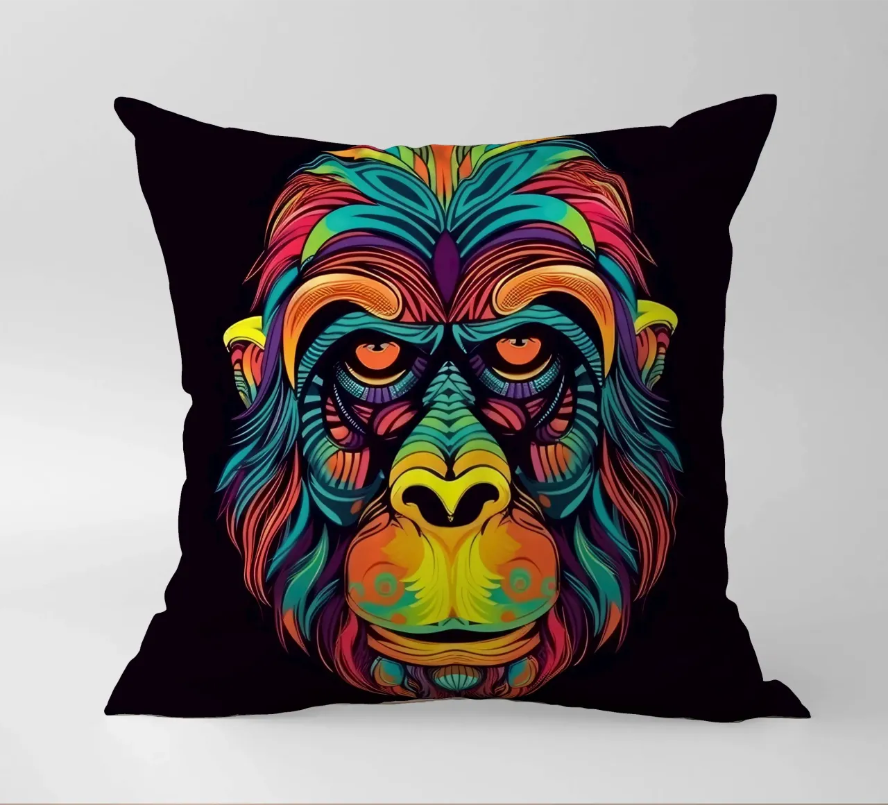 Orangutan Tatoo cuscino da Animal Portraits