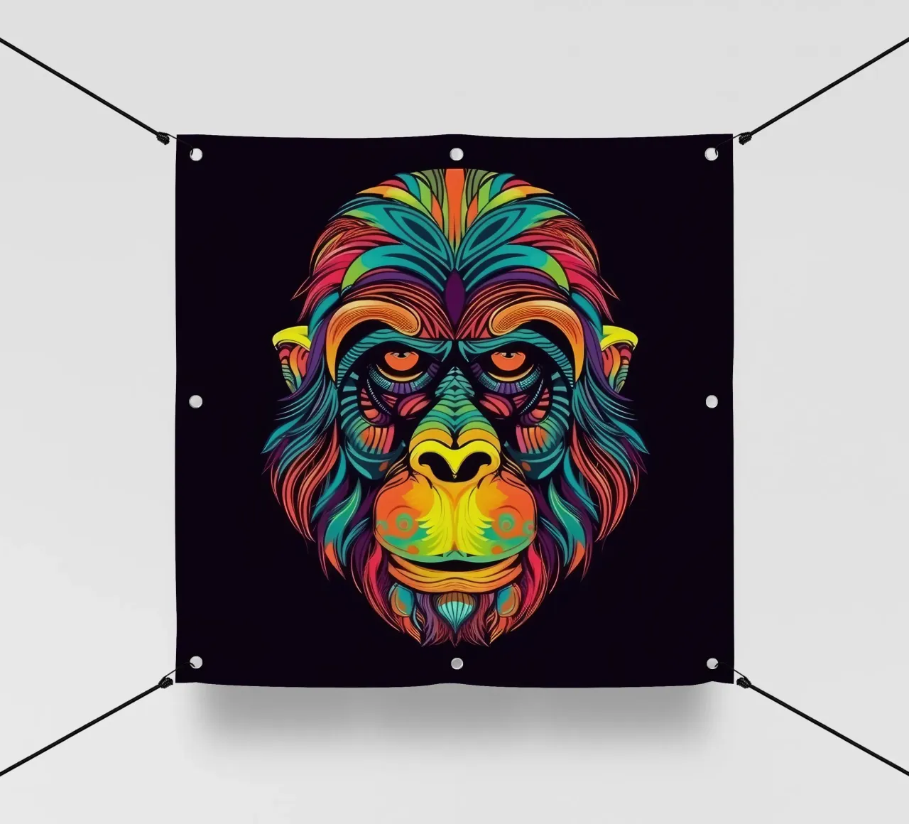 Tatoo Orangutan pvc cover by Animal Portraits