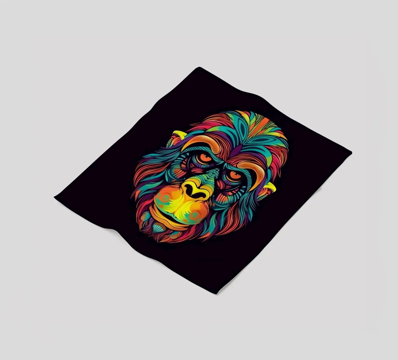 Orangutan Tatoo coperta in pile da Animal Portraits