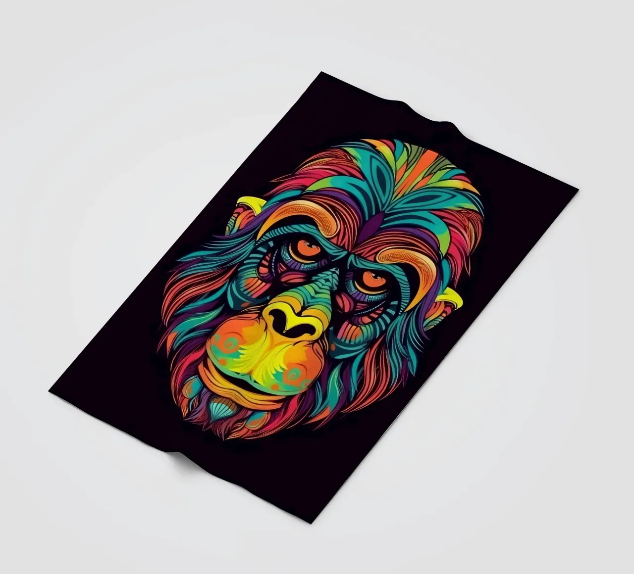 Orangutan Tatoo coperta in pile da Animal Portraits