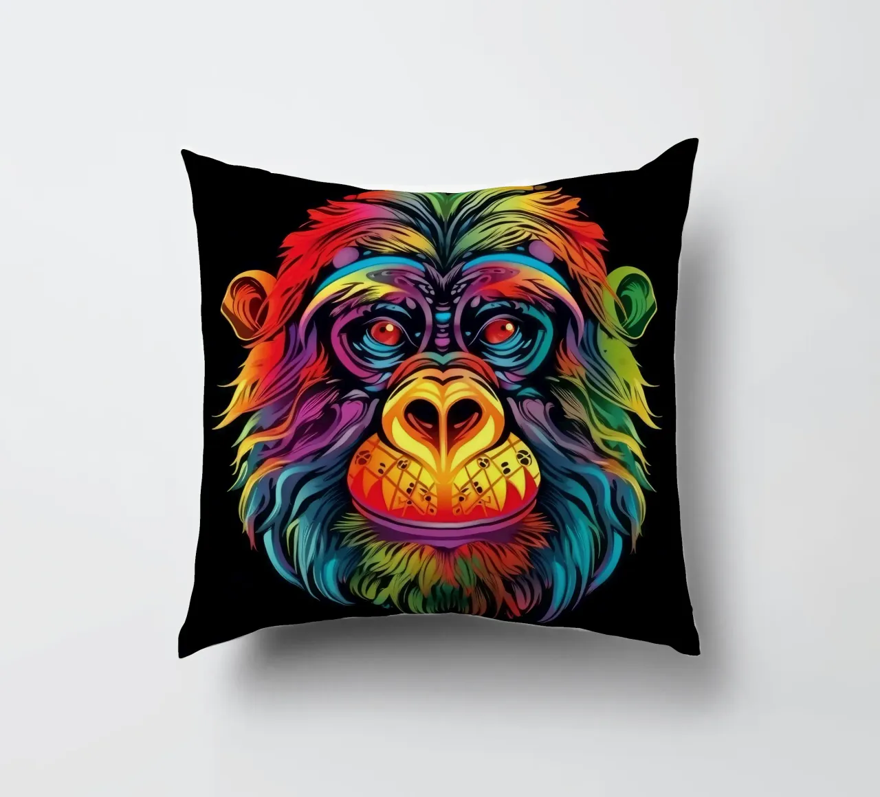 Orangutan Tatoo cuscino da Animal Portraits