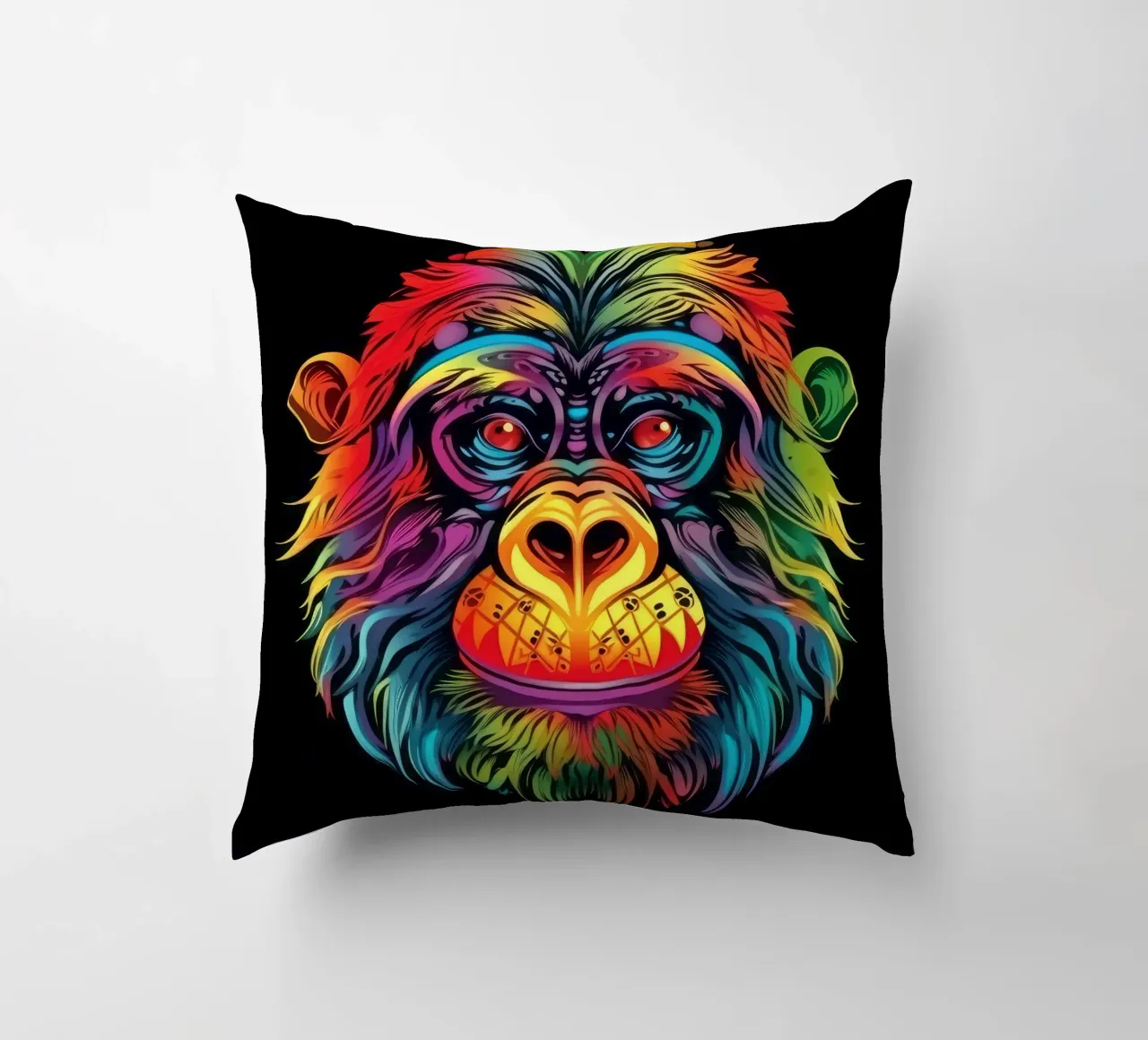 Orangutan Tatoo cuscino da Animal Portraits