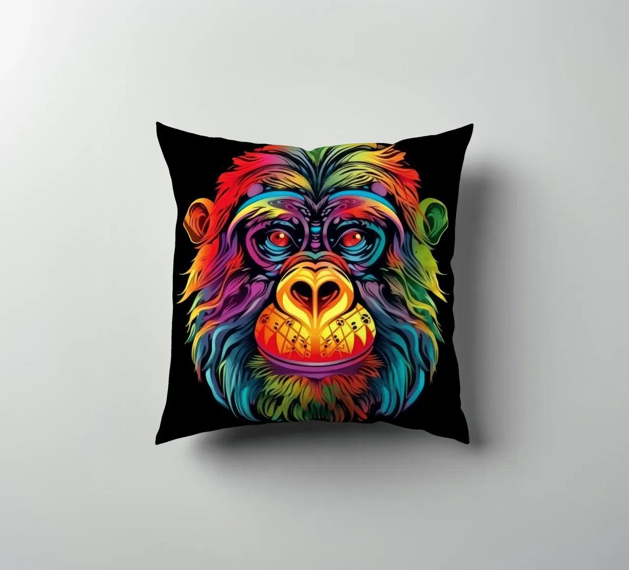 Orangutan Tatoo cuscino da Animal Portraits