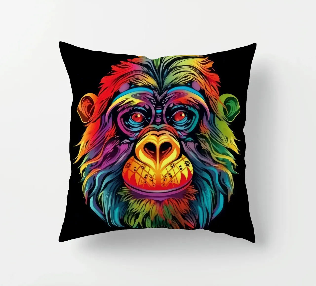 Orangutan Tatoo cuscino da Animal Portraits