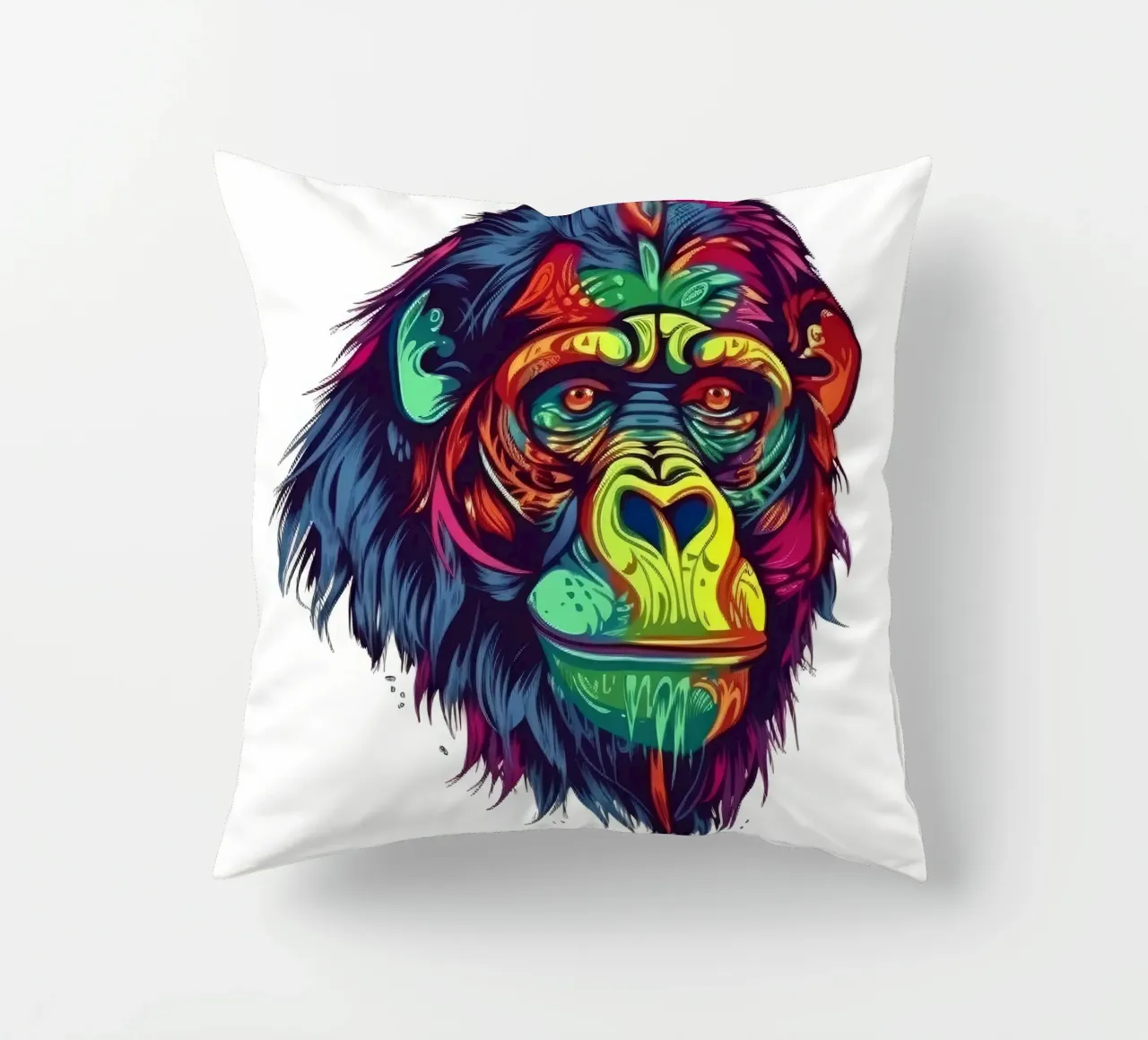 Orangutan Tatoo cuscino da Animal Portraits