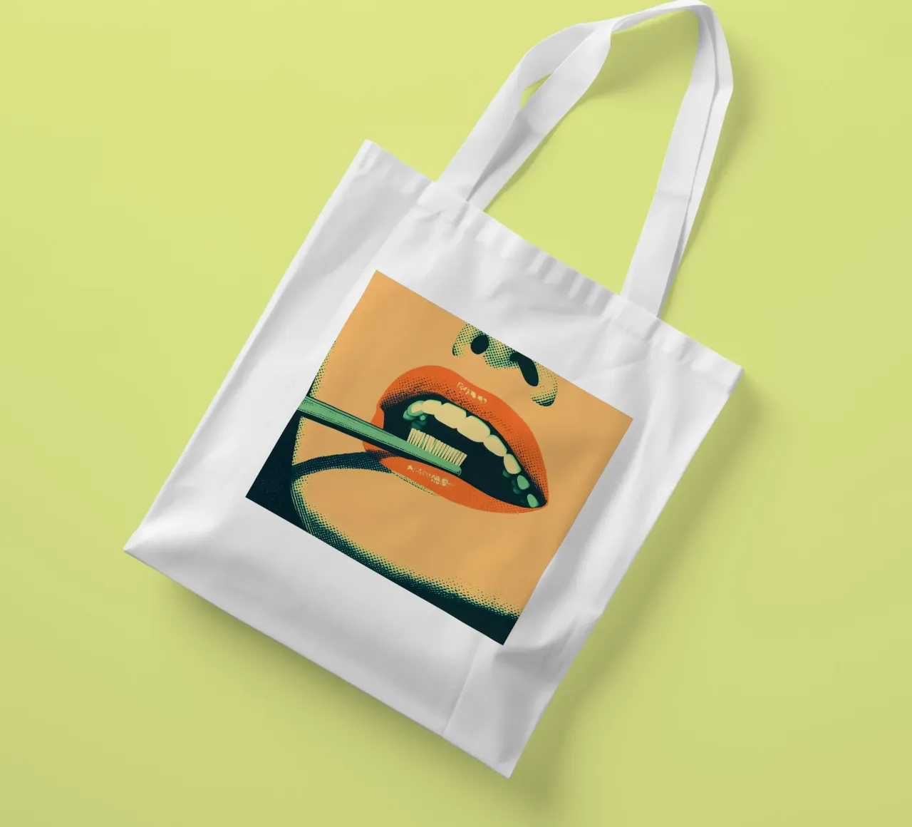 The dentist series - a toothbrush borsa in juta da Synthaira