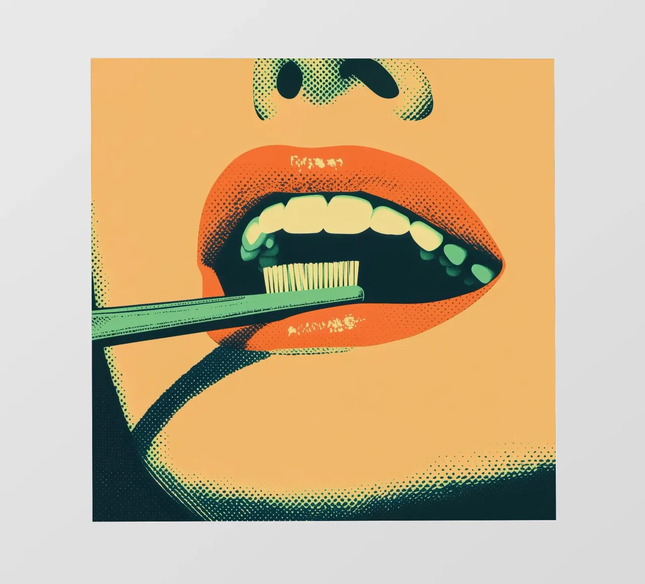 The dentist series - a toothbrush telo in pvc da Synthaira