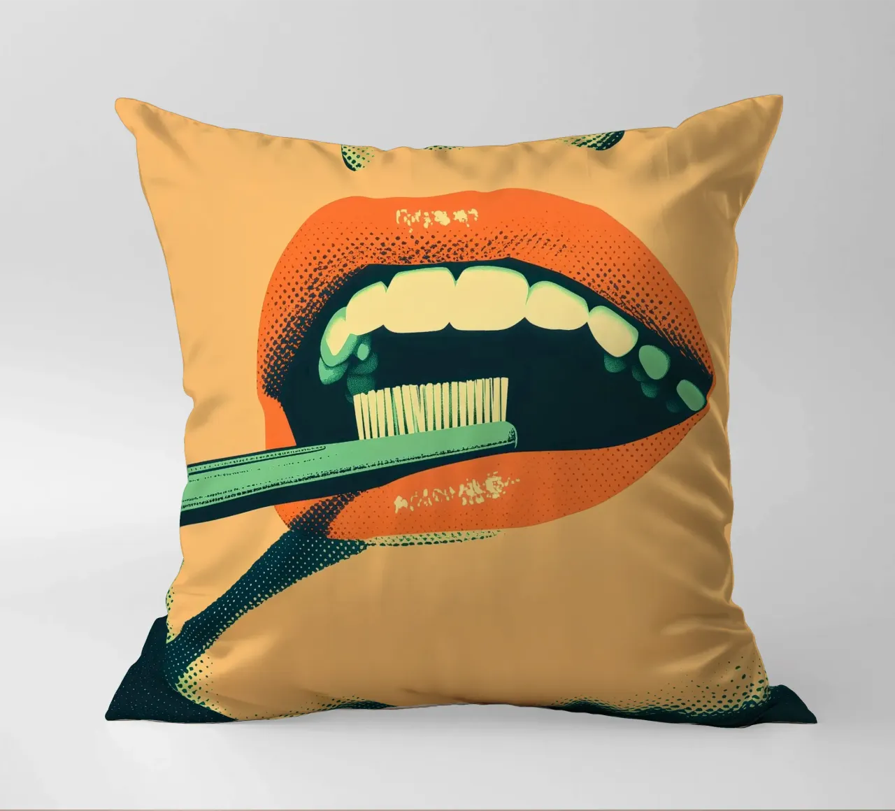 The dentist series - a toothbrush cuscino da Synthaira