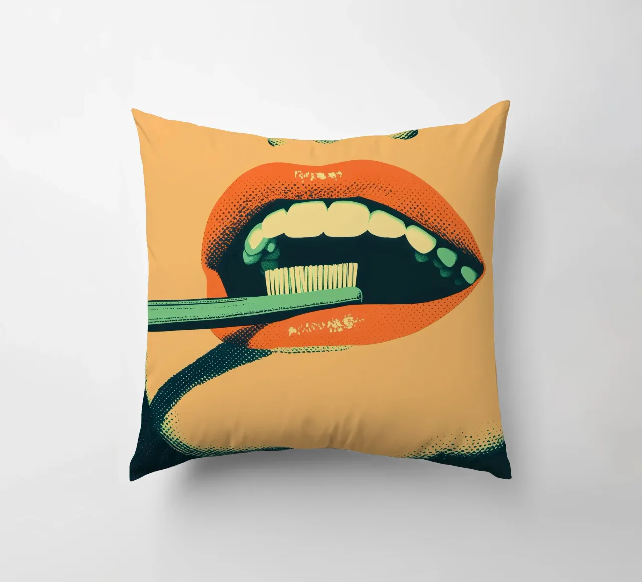 The dentist series - a toothbrush cuscino da Synthaira