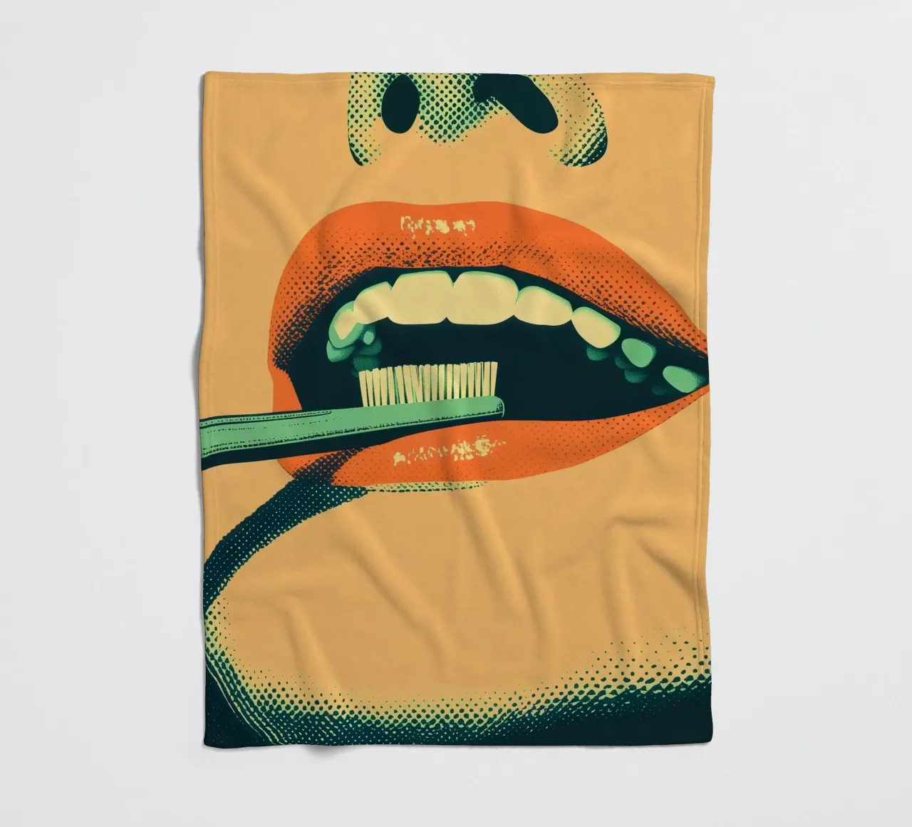 The dentist series - a toothbrush coperta in pile da Synthaira
